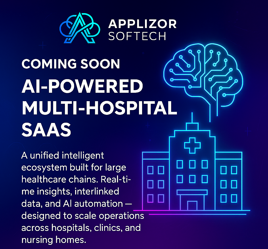 AI Powered Multi Hospital SaaS, Multi Hospital Management Software, Hospital Chain Management System, Healthcare SaaS Platform, AI Hospital Management Software, Multi Branch Hospital Software, Healthcare Automation System